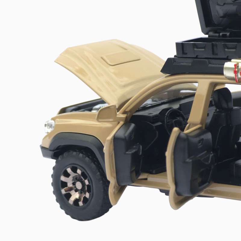 Машинка метал Toyota Tacoma TRD Pro АвтоЕксперт бежевий 1:32 звук світло інерція (ТК-9415)