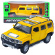 Машина метал Hummer H3 Хамер жовта 1:32 світло звук 14*6*6 см (68321)