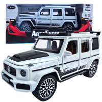 Машинка метал Mercedes-Benz Brabus Мерседес Брабус білий 1:32 звук світло 15,5*6,8*6,5см (61600)