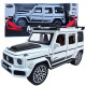Машинка метал Mercedes-Benz Brabus Мерседес Брабус білий 1:32 звук світло 15,5*6,8*6,5см (61600)