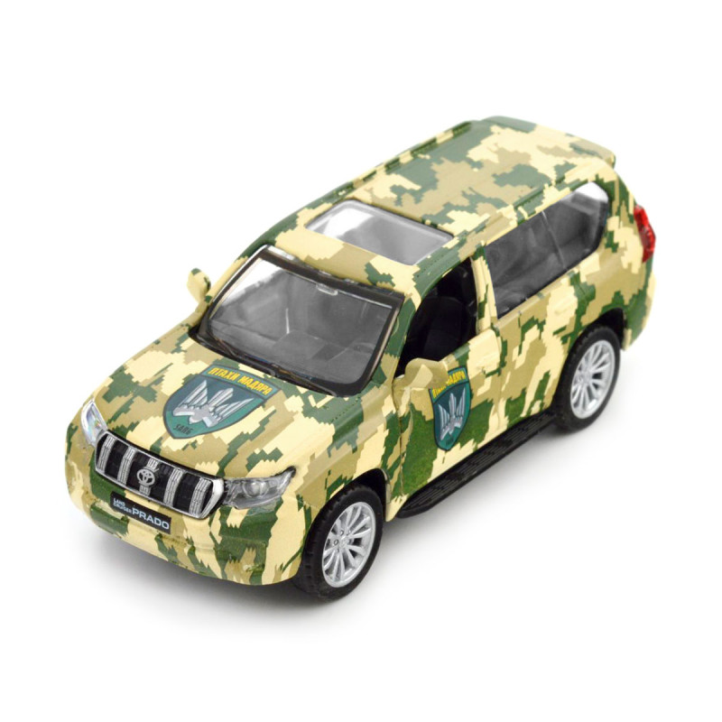 Машинка металева серії Шеврони Героїв Toyota Land Cruiser Prado Птахи Мадяра 5*11*4см (250363M)