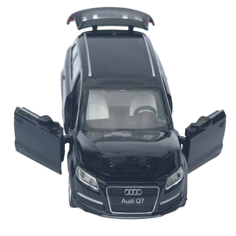 Машина метал Audi Q7 Ауді чорна 1:32 інерція світло звук 16*6*5 см (68310)