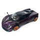 Машинка металева іграшкова Pagani huayra, Авто Експерт, фіолетова, світло, звук, інерція, відкр. двері, 16*4*7см. (67008)