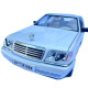 Машинка Mercedes-Benz W140 S біла метал 1:24 звук світло інерція 21*8*6,5см (1130-19)