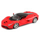 Машинка металлическая Laferrari Bburago 1:24, красная феррари лаферрари, откр капот, 13*5*3 см (18-26001)