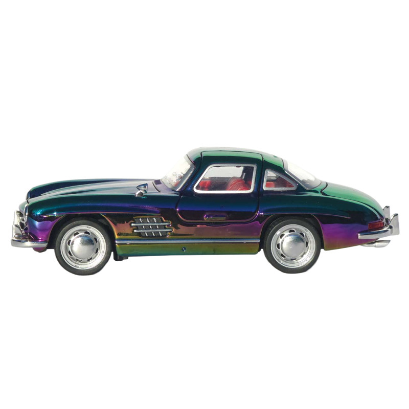 Машинка металева Mercedes-Benz 300 SL (W198) хамелеон 1:32 світло звук інерція 15,5*5,5*4,5 см (TK-53611)
