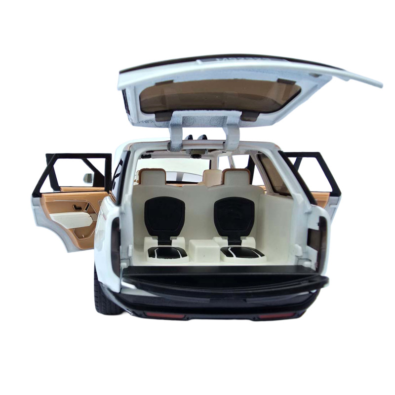 Машинка метал Range Rover L460 рендж ровер 1:24 білий світло звук 20,5*7*7см (RS-15526)