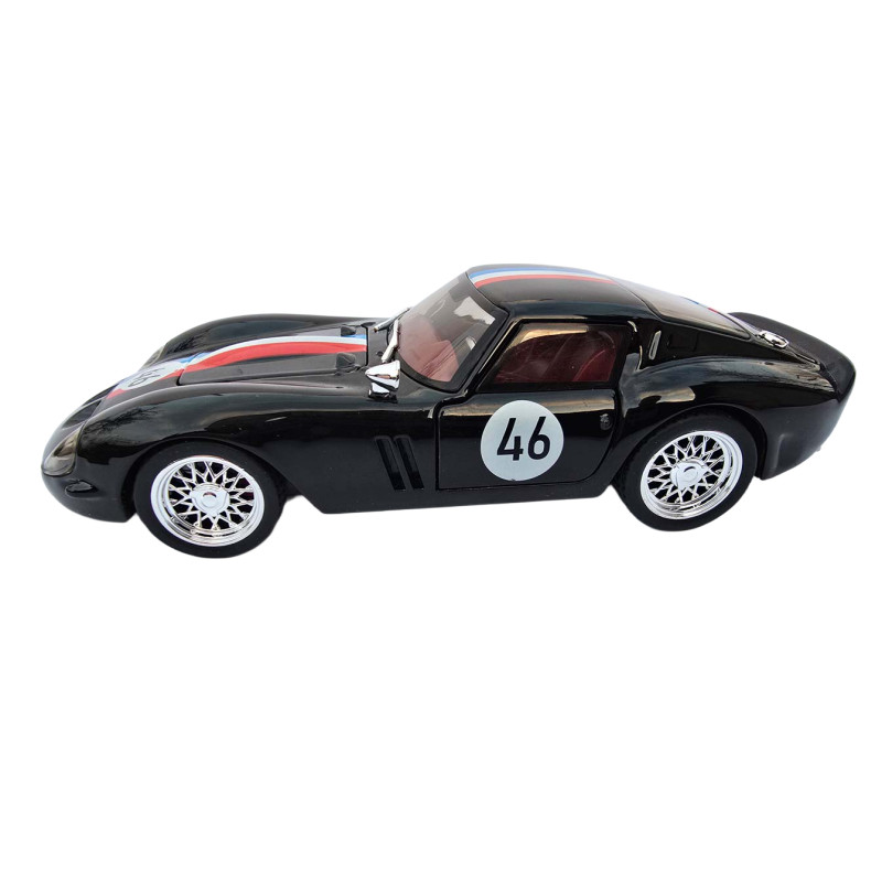Машинка метал Ferrari 250 GTO Ферарі чорний 1:32 звук світло 14*5,5*3,5см (67007)