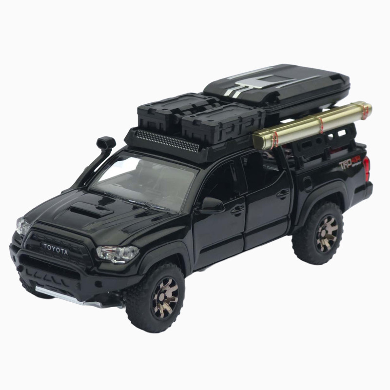 Машинка метал Toyota Tacoma TRD Pro АвтоЕксперт чорна 1:32 звук світло інерція (ТК-9415)