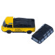 Машинка метал Volkswagen Type 2 (T1) жовта 1:32 світло звук інерція відч двері 2 дошки (TK-19102)