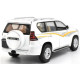 Іграшкова машинка металева Toyota Land Cruiser Prado Автопром Тойота джип 1:24, біла, 20*7*8 см, (68270)