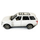 Машинка металева дитяча Range Rover, Рендж Ровер, білий, Автоексперт, 1:32, звук, світло, інерція, відкриваються двері багажник капот, 15*7*6 см. (48697W)