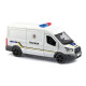 Іграшкова машинка металева Ford Transit Van Поліція, біла, відкр двері, інерція, 1:32, 5*14*6см (250343U)