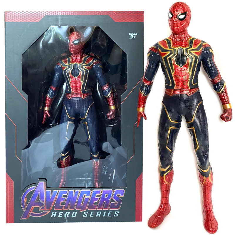 Іграшкова фігурка герой Spider-Man Marvel спайдермен Avengers Людина Павук іграшка, рухомі частини, пластик, 30*7*15см (W 25 A)