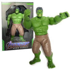 Іграшкова фігурка герой Hulk Avengers Marvel Халк іграшка Месники, рухливі частини, пластик, 30*8*16см (W 26 A)