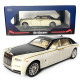 Машинка металева дитяча Rolls-Royce Ролс Ройс, білий з чорним, Автоексперт, 1:24, світло, інерція, відкриваються двері, багажник, капот, 21*5*7см (GT - 09396)