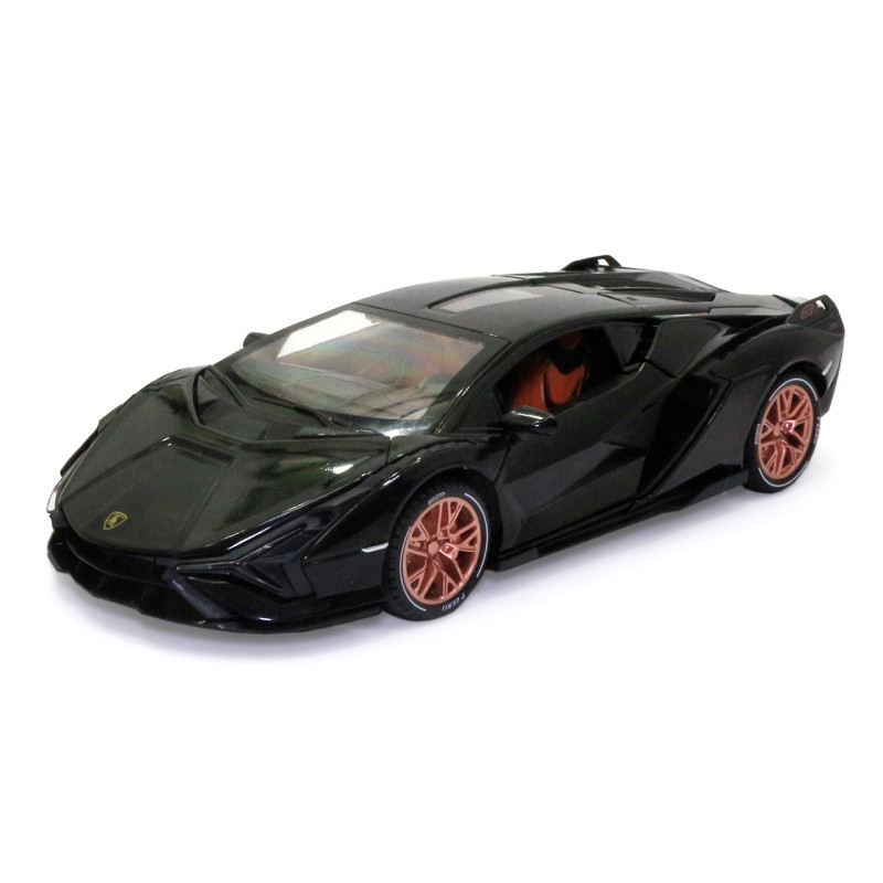 Іграшкова машинка металева Lamborghini Sian «АвтоЕксперт», Ламборджіні Сіан, світло, звук, 20*8*5 см чорний (GT-1502)