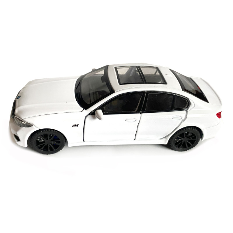 Іграшкова машинка металева BMW 320Li, БМВ, біла, звук, світло, інерція, откр двері, багажник, капот, Автоексперт, 1:32,15*7*5см (ТК-10105/72455)