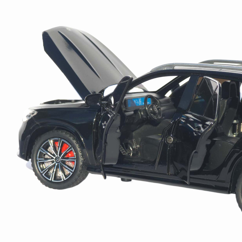Машинка метал Mercedes-Benz GLE-Class АвтоЕксперт чорна 1:24 відкр двері капот багажник (1841-12)