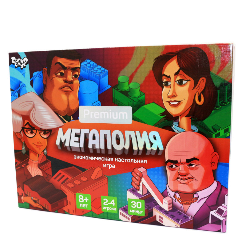 Настільна гра Danko toys «Мегапол» Premium Економічна настільна гра від 8 років (G-MP-01-01)