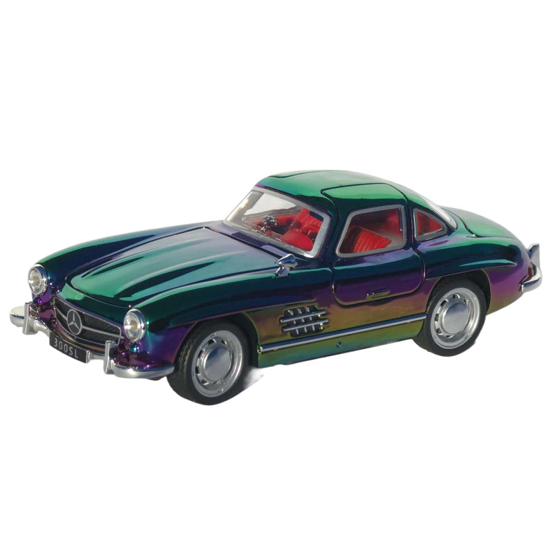 Машинка металева Mercedes-Benz 300 SL (W198) хамелеон 1:32 світло звук інерція 15,5*5,5*4,5 см (TK-53611)