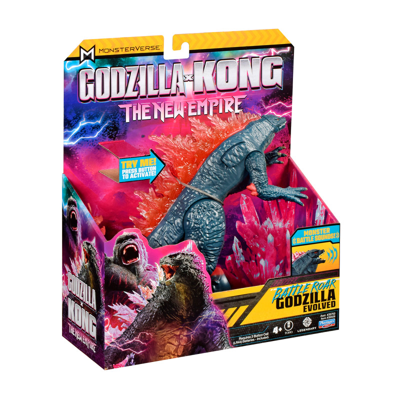 Ігрова фігурка Godzilla Kong Ґодзілла готова до бою звук шарнірна 18см (35506)
