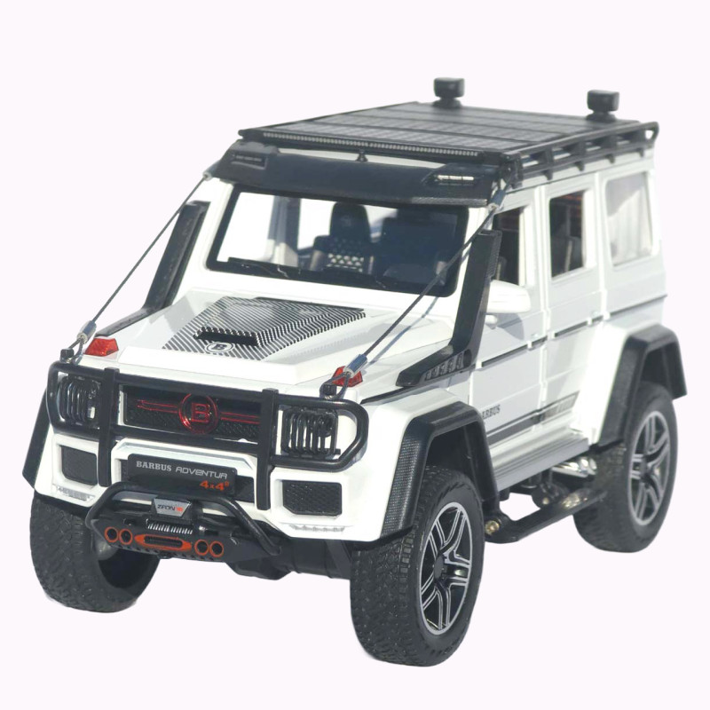 Машинка метал Brabus 800 Adventure XLP АвтоЕксперт біла 1:24 звук світло відкриваються двері капот багажник (2814-25)