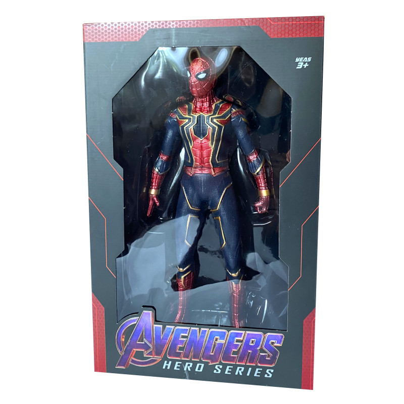 Іграшкова фігурка герой Spider-Man Marvel спайдермен Avengers Людина Павук іграшка, рухомі частини, пластик, 30*7*15см (W 25 A)
