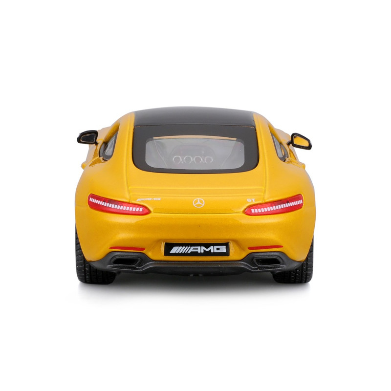 Машинка металева Mercedes-AMG GT Bburago 1:32, відкриті двері, жовта 14*5*5 см (18-43065)