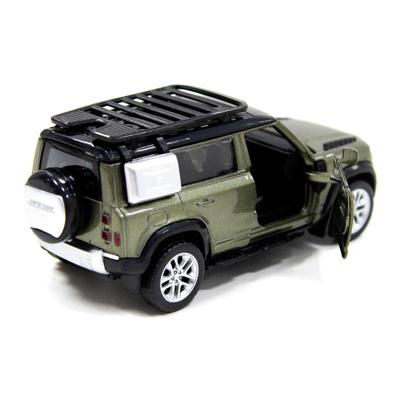 Іграшкова машинка металева LAND ROVER DEFENDER 110, ленд ровер дефендер, зелений, 4*11*4см (250289)