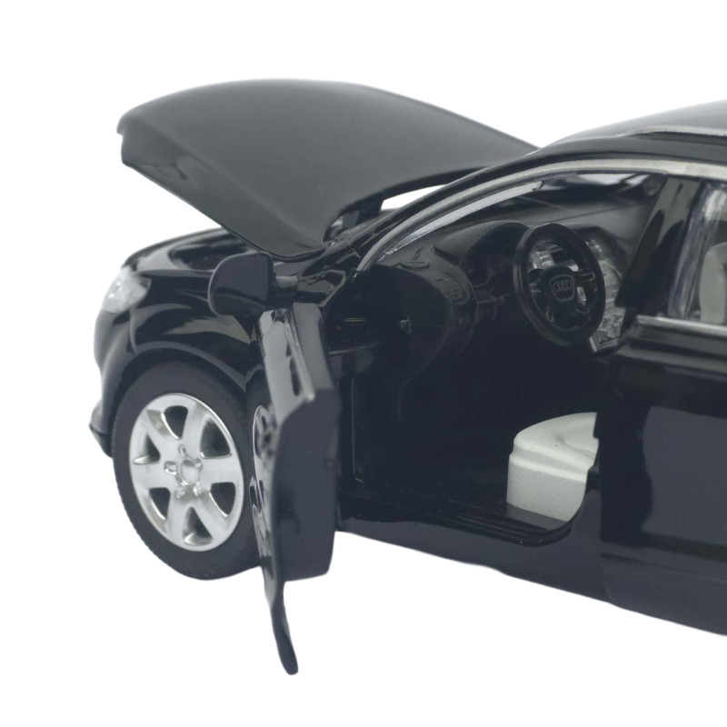 Машина метал Audi Q7 Ауді чорна 1:32 інерція світло звук 16*6*5 см (68310)