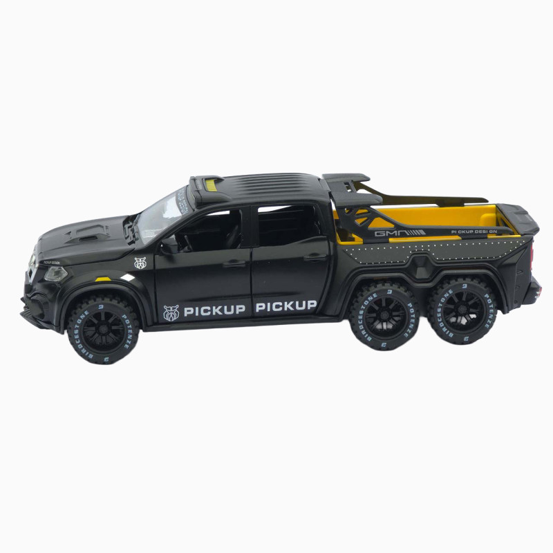Машинка метал Mercedes-Benz X-Class 6x6 АвтоЕксперт чорна 1:32 світло звук інерція (ТК-8452)