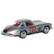Машинка металлическая Mercedes-Benz 300 SL (W198) серебристый свет звук откр дверь капот багаж 15,5*5,5*4,5 см (TK-10447)