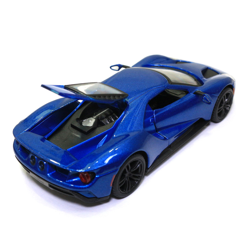 Машинка металева Ford Gt 2017 "Bburago" Форд ГТ синій 12*3*6 см (18-43043)