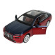Машина металл BMW I7 БМВ красно-черная 1:24 свет звук 22*6,5*8см (68288A(R)