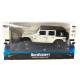 Іграшкова машинка металева Jeep Wrangler Unlimited Rubicon, Джип, білий, звук, світло, інерція, откр двері, капот, Автоексперт, 1:32,15*7*5,5см (ТК-11213/43560)