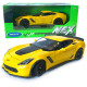 Іграшкова машинка металева WELLY 1:24 CHEVROLET COREVETTE Z06, жовтий, 19*8*5,5 см(24085W)