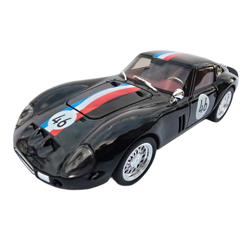 Машинка метал Ferrari 250 GTO Ферарі чорний 1:32 звук світло 14*5,5*3,5см (67007)