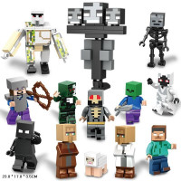 Конструктор Набір фігурок Minecraft Майнкрафт 13 штук 23*17*3,5 см (XL04)