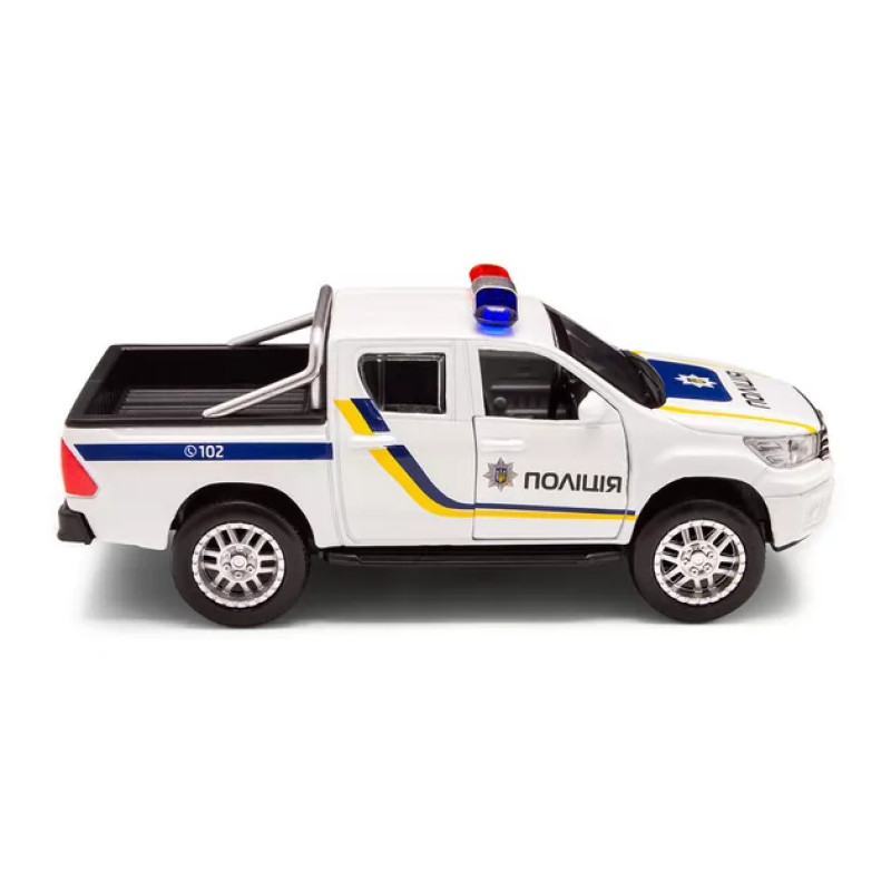 Машинка метал Toyota Hilux Поліція тойота 5*12*4см (KM250426)