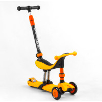 Дитячий cамокат-беговел 3в1 Best Scooter BS-50584 - Помаранчевий