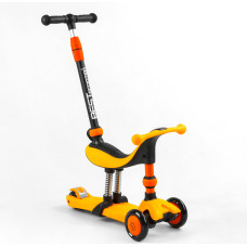 Дитячий cамокат-беговел 3в1 Best Scooter BS-50584 - Помаранчевий