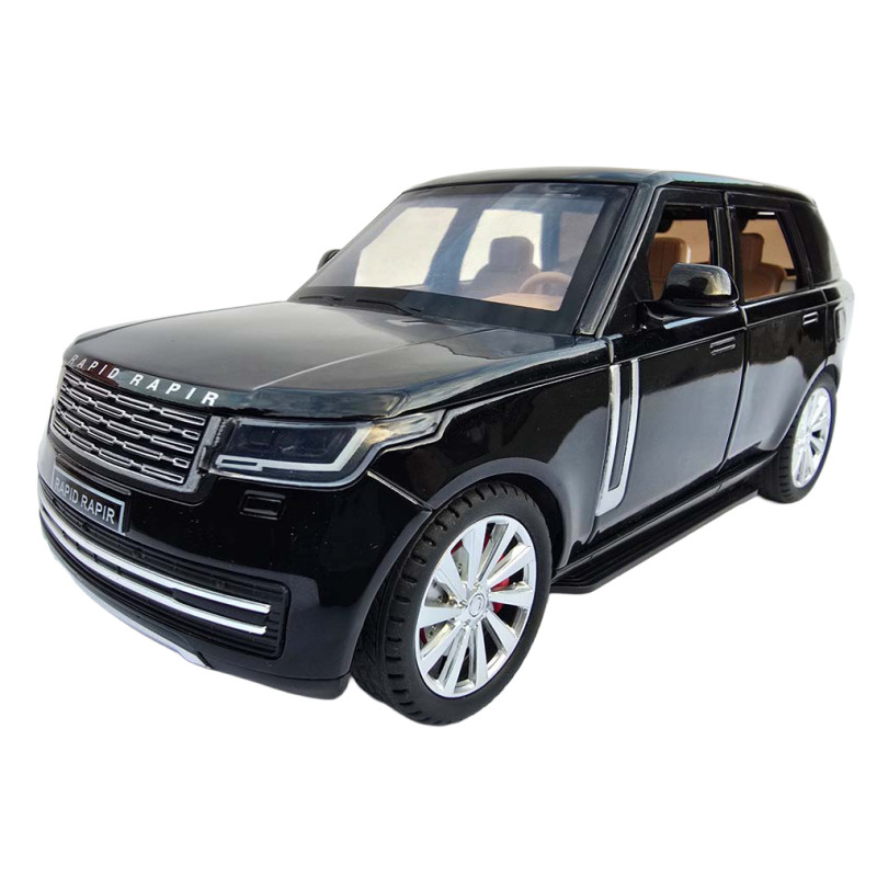Машинка метал Range Rover L460 рендж ровер 1:24 чорний світло звук 20,5*7*7см (RS-15526)