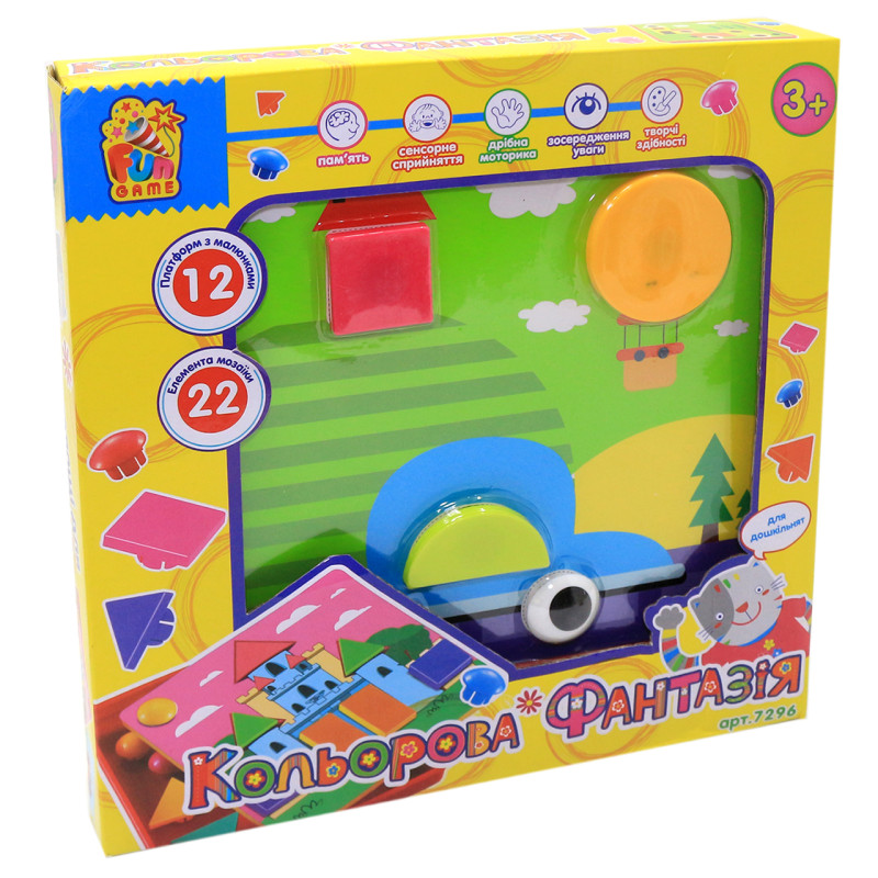Настольная игра Fun Game Кольорова фантазия (Цветная фантазия) 7296