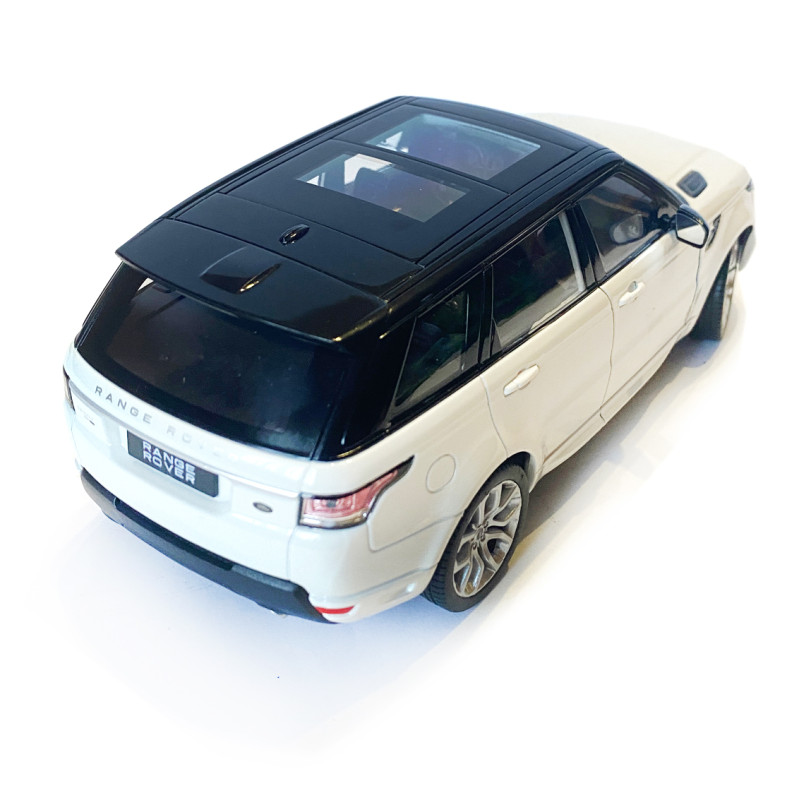 Іграшкова машинка металева WELLY 1:24 RANGE ROVER SPORT, рендж ровер спорт, відкр.двері, капот, білий, 19*7.5*7см, (24059W)