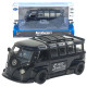 Машинка метал Volkswagen Type 2 (T1) чорна 1:32 світло звук інерція відч двері 2 дошки (TK-19102)