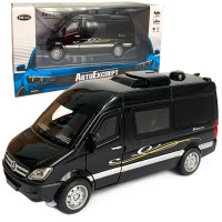 Іграшкова машинка металева Mercedes-Bens Sprinter CM335, мінівен (Мерседес-Бенц спрінтер CM335) «АвтоЕксперт», чорний, батар., світло, звук, відкр.двері, інерція, від 3 р., 15*5*7 (ТК-1788/31049)