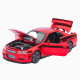 Машинка метал Nissan Skyline GT-R (R34) АвтоЕксперт червона хром 1:32 звук світло інерція (ТК-9360)