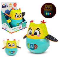 Неваляшка Совеня Kids Hits укр мова музика світло пісні вірші абетка цифри форми (KH64/001)