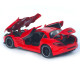 Машинка металл Mercedes-Benz SLR McLaren красная 1:32 свет звук открыв двери капот багаж (TK-31160)